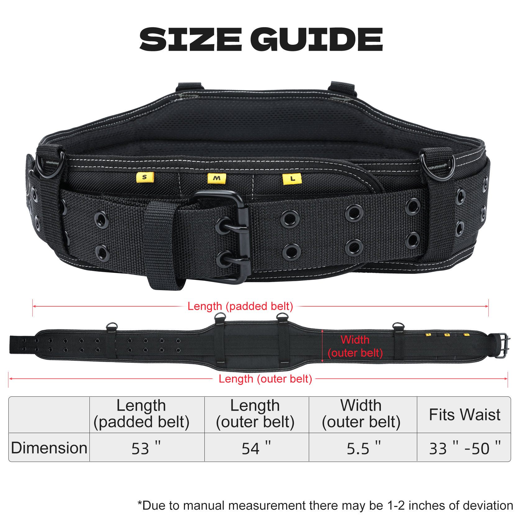 Carpenters Tool Belt with Suspenders Professional Tool Belt Combo Organizer With Tool Pouch Suspenders with 32 Pockets and Loops