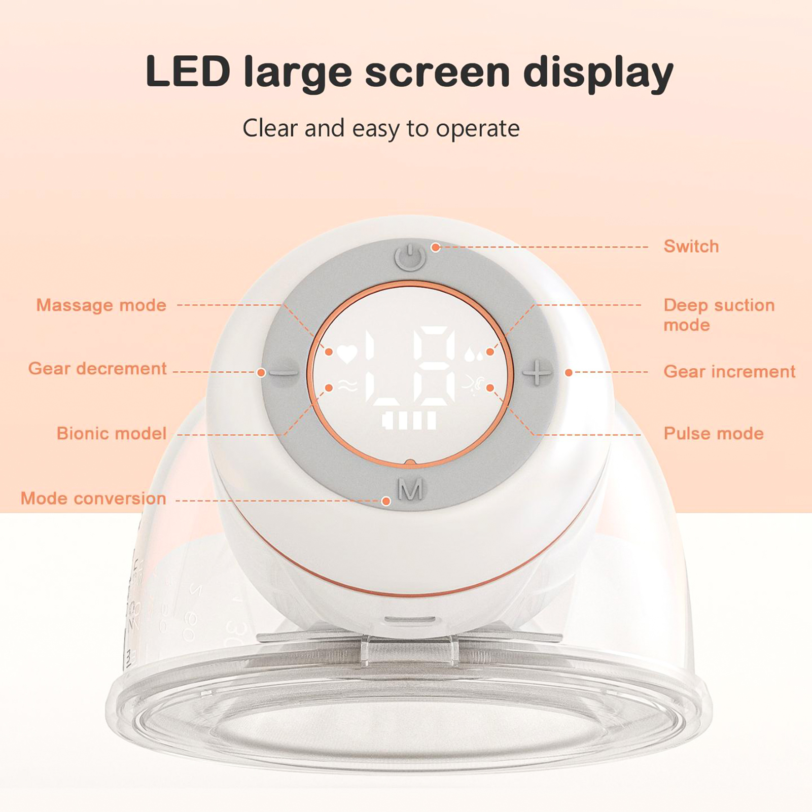 Nueva extractor de leche portátil, extractor de leche portátil eléctrico manos libres, recolector de leche para amamantar sin BPA