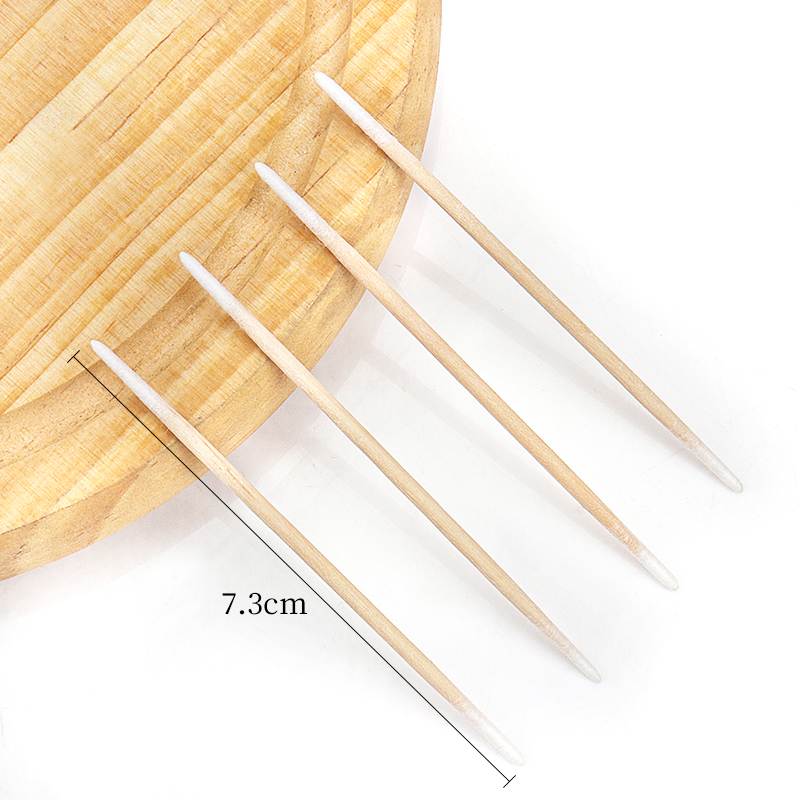 Coton-tige à double tête non pelucheux, 100/300 pièces, micro brosse, coton-tiges en bois, extension de cils, colle, outil de nettoyage