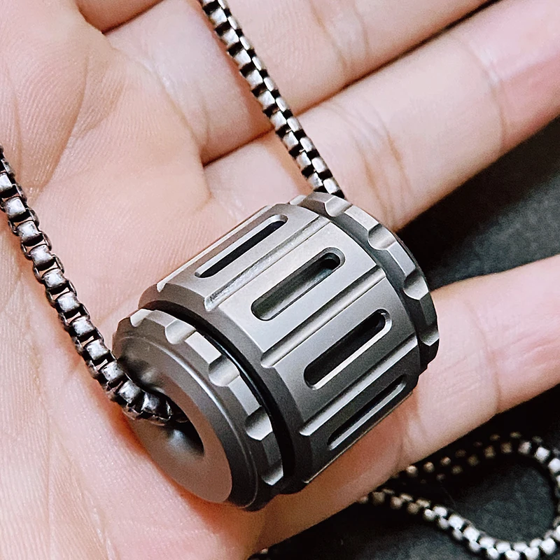 B.M สงครามค้อน EDC มีดจี้ปลายนิ้ว Gyro จี้ผู้ใหญ่ Fidget ของเล่น Paracord เชือก Decompression ของเล่น Edc ไทเทเนียมอุปกรณ์เสริม