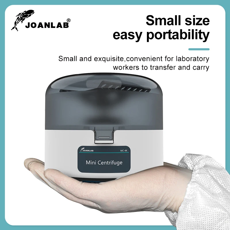JOANLAB Mini Centrifuga Macchina Centrifuga al Plasma Pcr Laboratorio Microcentrifuga 4000 giri/min 7000 giri/min Per Tubo Centrifuga da 0.2/1.5/2 ml