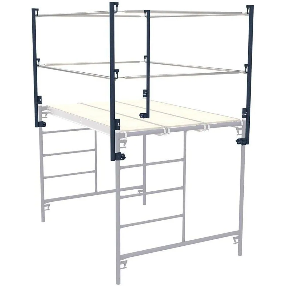 5ft.W x 7ft.D Scaffold Guardrail System - Model Number