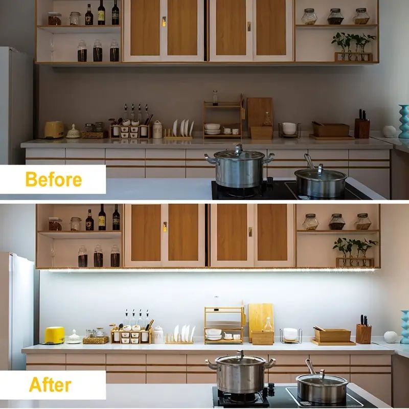 Dc 5V Led Lampjes Strip 2835 Touch Schakelaar Dimmer Usb Led Tape Lint Flexibele Diy Backlight Spiegel Kerst Kast Kamer Decor