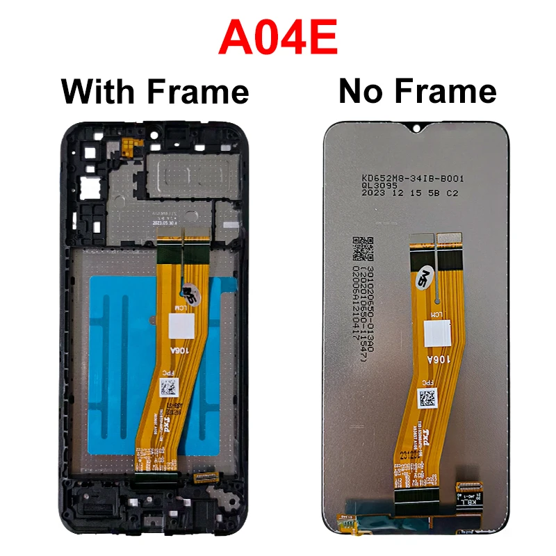 6.5 "Per Samsung Galaxy A04 LCD A045 A045F Display A04S Touch Screen A047 A047F Per Samsung A04E LCD A042 A042F Digitiz Sostituire