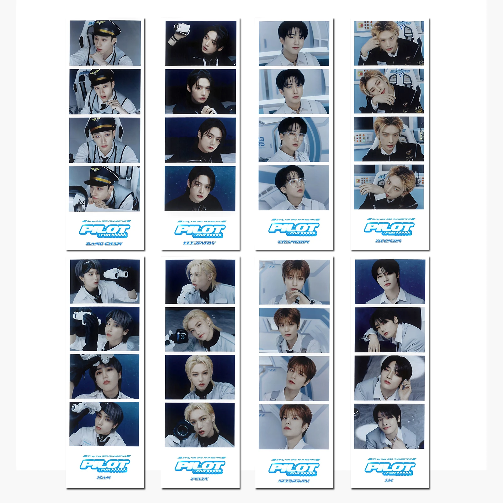 อัลบั้มใหม่ของKpop SKZThirdพัดลมการประชุมบุ๊คมาร์คสองด้านบุ๊คมาร์คบางChan Lee Min Ho Seo Chang Binอุปกรณ์ต่อพ่วงขนาดเล็ก
