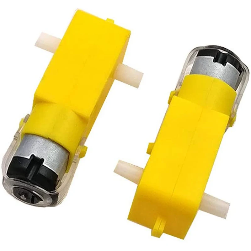 A65Z 20 Stück DC 70MA (3V) Roboter Intelligentes Auto DIY Dual Shaft Getriebe TT Motor Für Roboter Auto MCU 7X2,2X1,8 cm