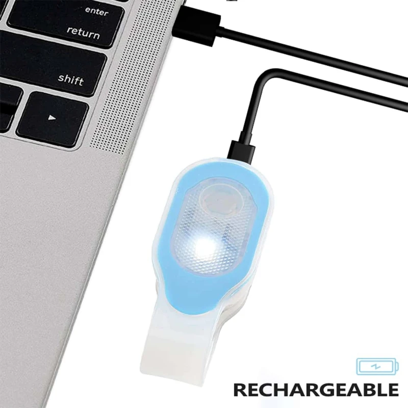 Freihändige LED-Taschenlampe mit starkem Magnetclip und Schlüsselanhänger – Sicherheits-Nachtlicht für Stillen, Spaziergänge, Laufen, Notfall