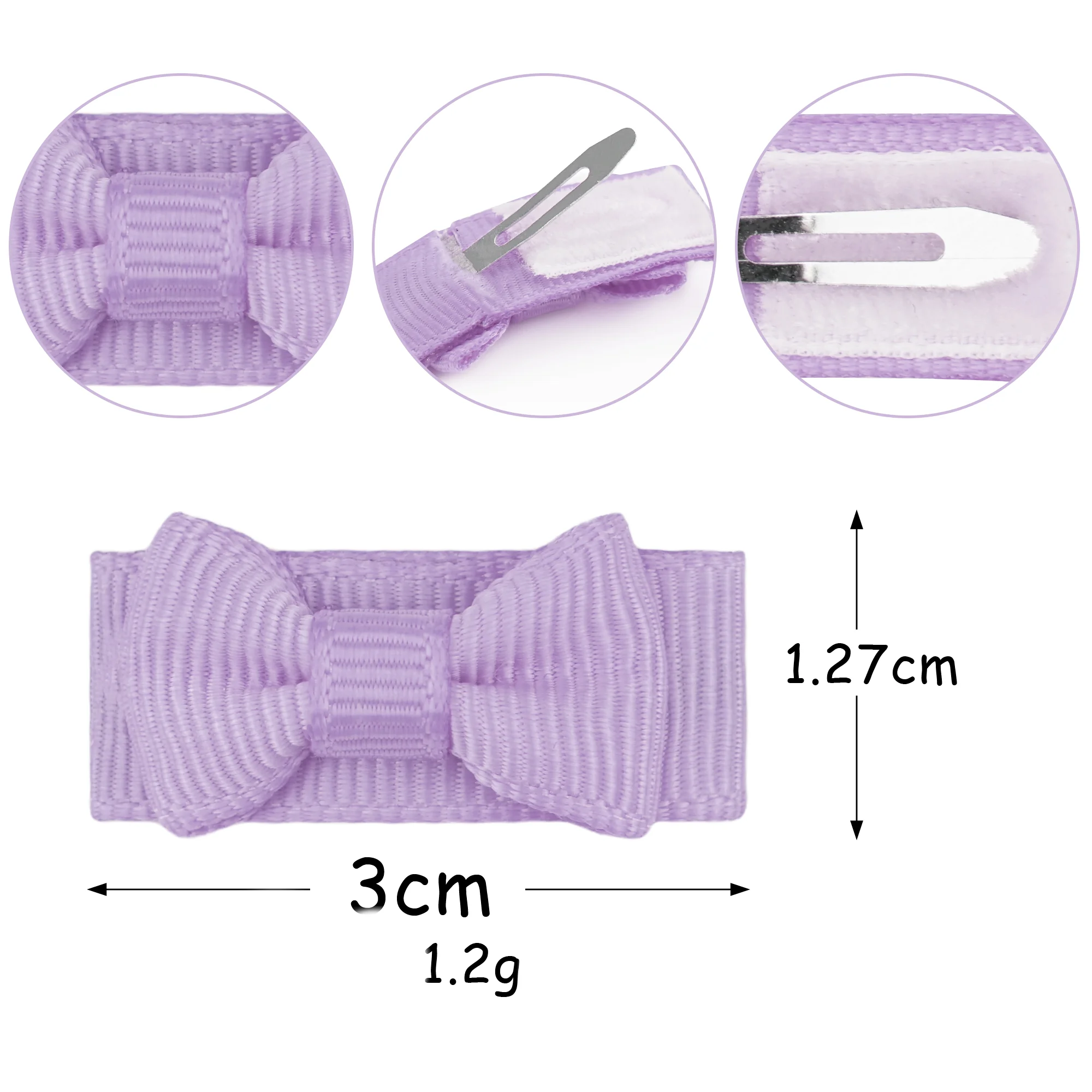 20 pçs/set grampos de cabelo do bebê não machucar o cabelo cocar bebê lanugo hairpin trompete princesa grampo de cabelo