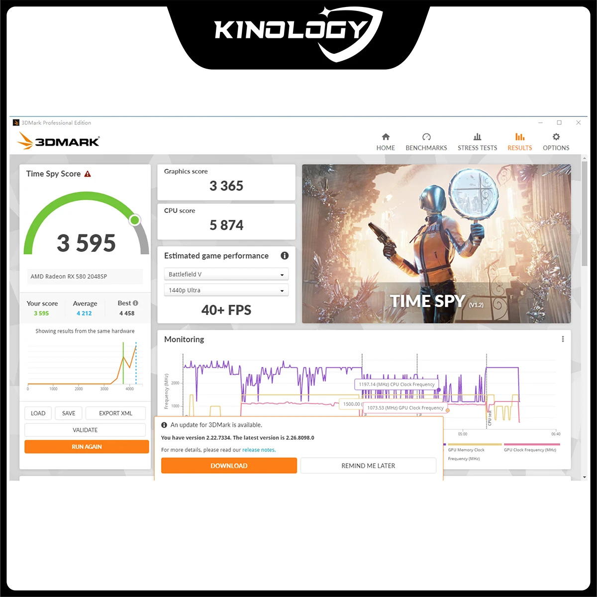Kinology RX580 8 GB 2048 SP Graphics Card RX588 GPU 8G Gaming Video VGA GDDR5 AMD Radeon RX 580 8GB 2048SP