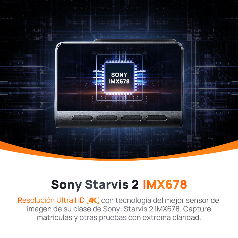 70mai 4K Dash Cam A810 Ultra HD GPS incorporado ADAS grabación automática 150FOV detección de movimiento 70mai A810 4G coche DVR soporte cámara trasera