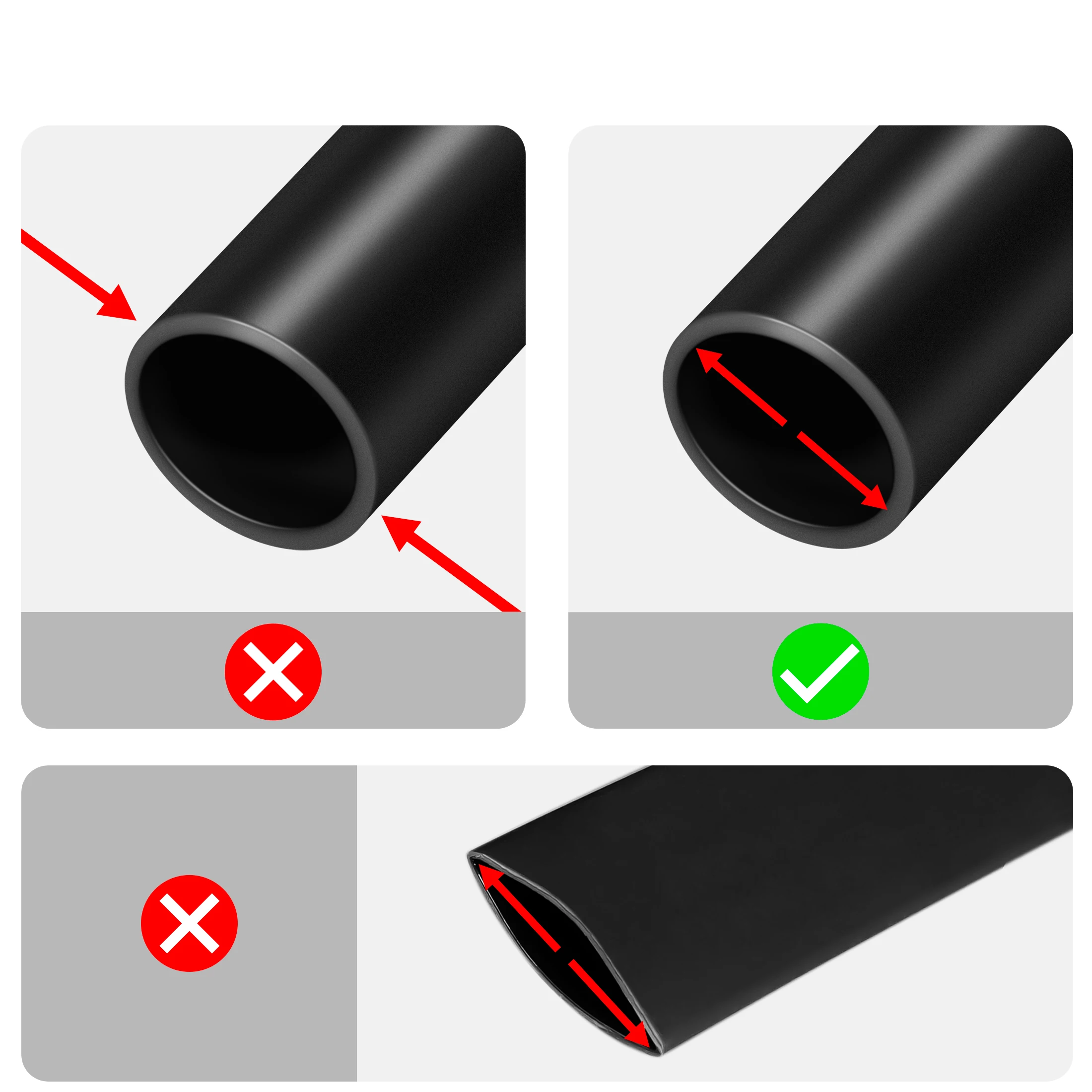 Tubo termorestringente 1M 4:1 con colla Tubo termorestringente termoretractile a doppia parete 4/6/8/12/16/20MM