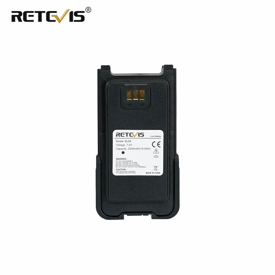 Оригинальный литий-ионный аккумулятор для Retevis RA89 Walkie Talkie 2500mAh 7,4 V литий-ионный аккумулятор для RA89 двухстороннее радио C9264A