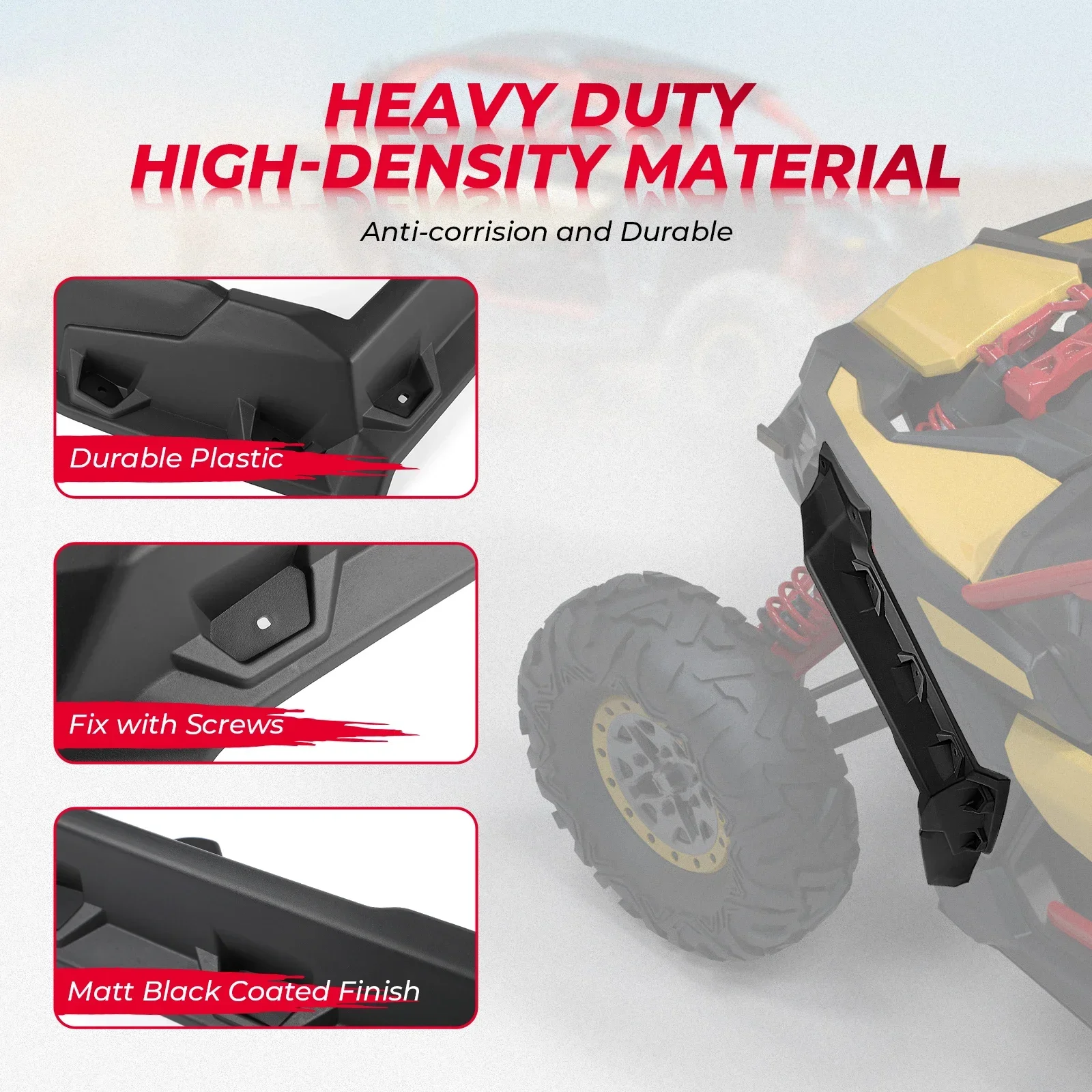 UTV Can Am マーベリック X3 1000 最大 R RR 4x4 XRC XMR XDS XRS ターボ DPS 900 HO スーパー拡張フェンダーフレア 2017-2025 715002973