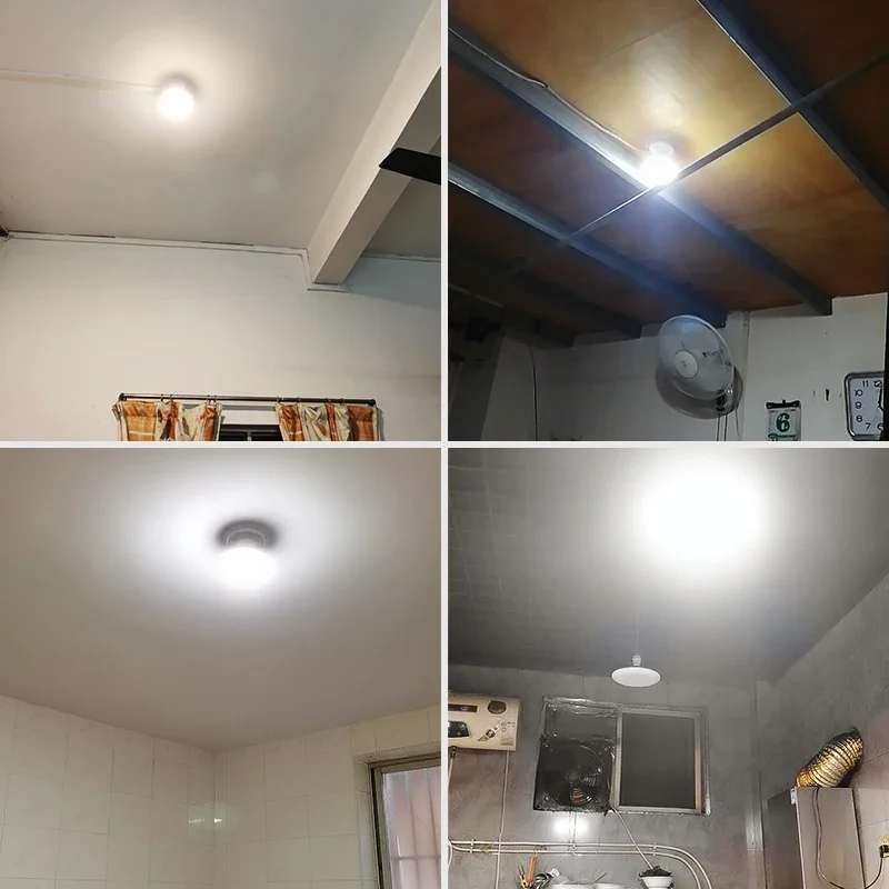 220V E27 슈퍼 밝은 LED 전구 20W 30W 40W 60W 100W UFO Led 조명 실내 차가운 흰색 조명 테이블 램프 차고 조명，led거실등