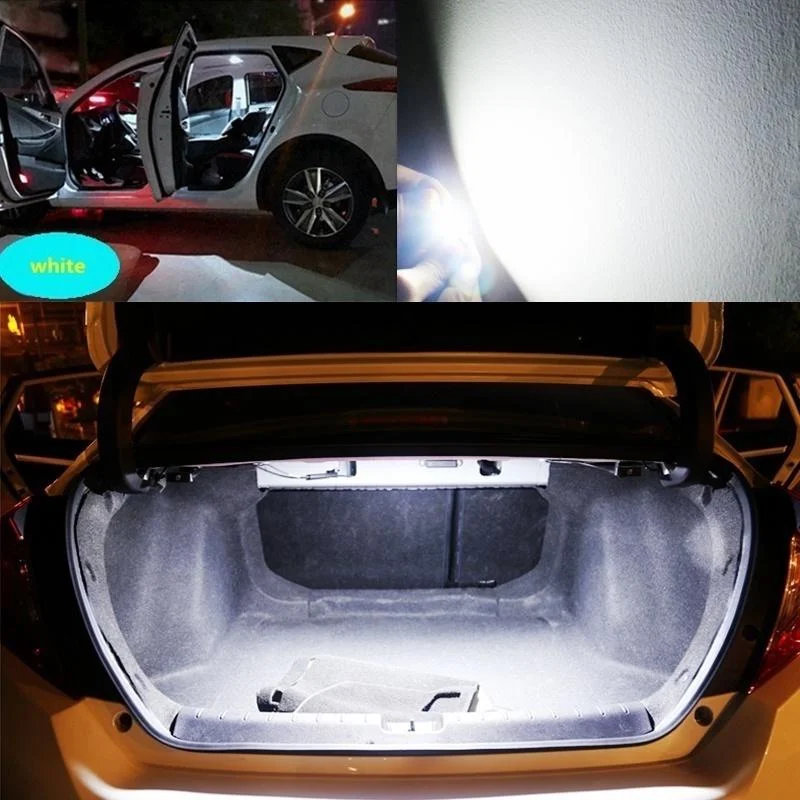 ยี่ห้อใหม่ Universal ภายในรถ T10 1156 Festoon 31 42 มม.ชุดอัพเกรดสําหรับ Auto ภายในโดมป้ายทะเบียน Trunk ไฟ