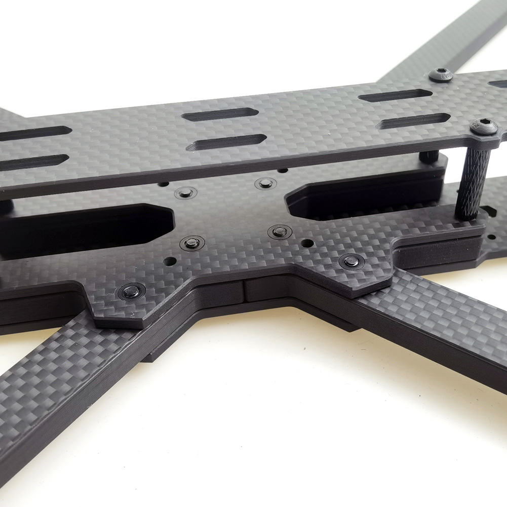 XL10 V6 10 ''420mm ฐานล้อ super Long Range HD True-X ชุดกรอบคาร์บอนสําหรับ O3 Air หน่วย CADDX Vista HD VTX iFlight RC drone