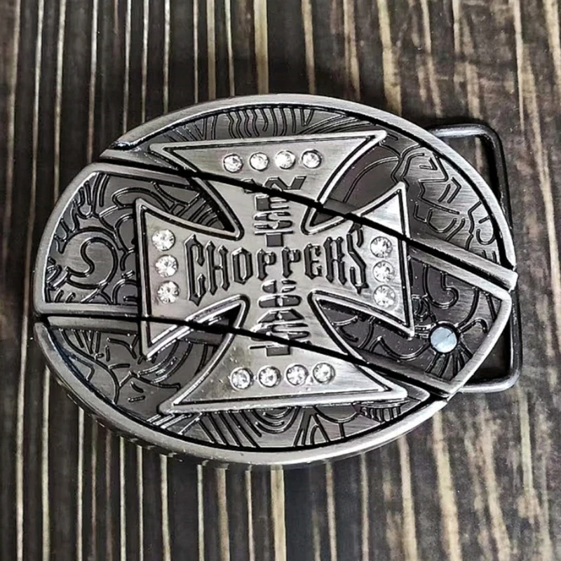 Hebilla de cinturón en relieve de vaquero occidental con hebilla de cinturón de roca personalizada, hebilla de cinturón neutral, productos de bricolaje