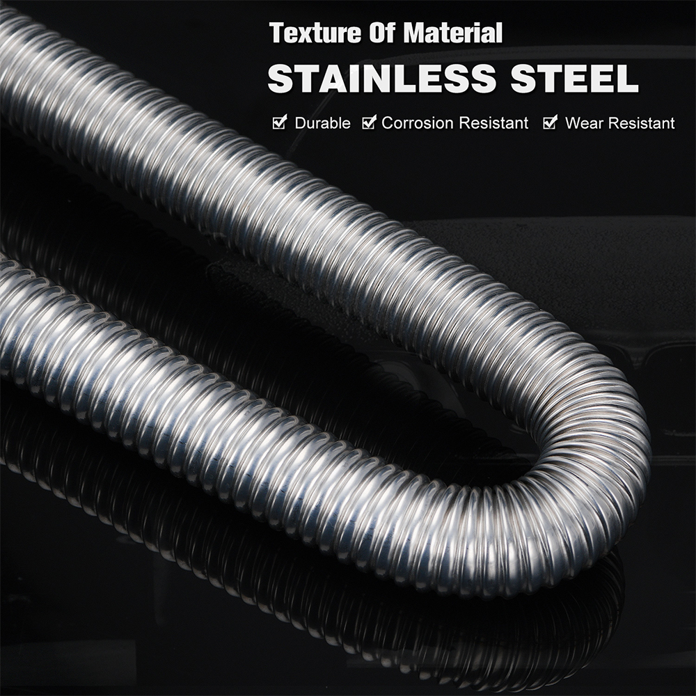 60 センチメートル 100 センチメートル 120 センチメートル 150 センチメートル 200 センチメートル 250 センチメートル 300 センチメートルエアディーゼルパーキングヒーターステンレス鋼排気管チューブガスベントホース車のトラックバン