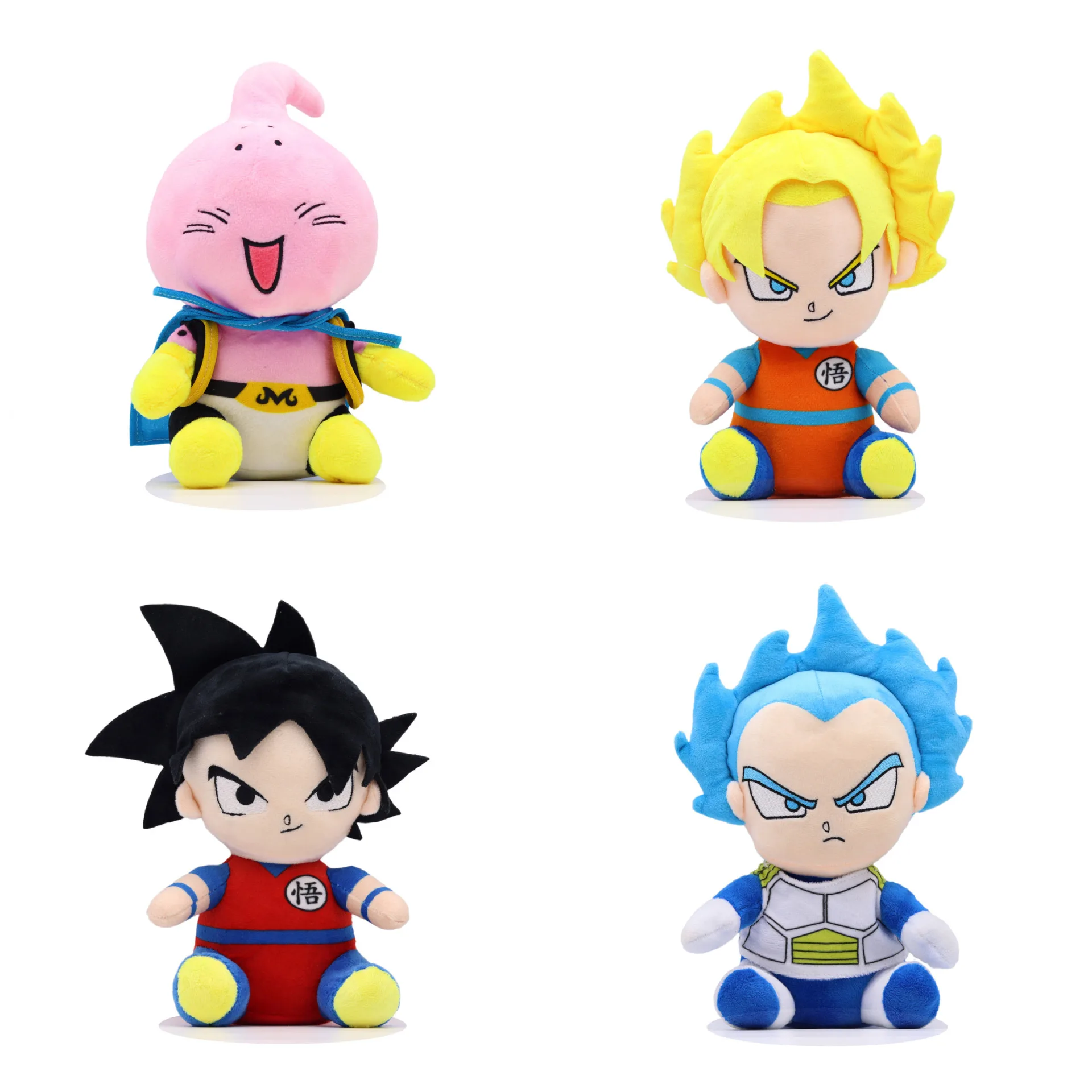 20ซม. ดราก้อนบอลญี่ปุ่นอะนิเมะของเล่นตุ๊กตา Super SyaN goku vegeta picollo หุ่นหุ่นการ์ตูนโกฮังตุ๊กตามือของขวัญสำหรับเด็ก