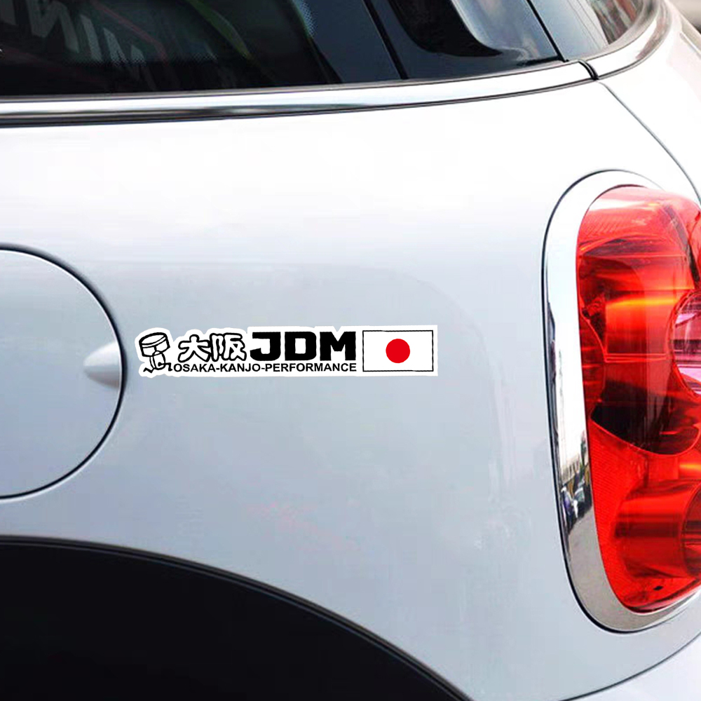 Osaka Stickers JDM Personalized Reflective Motorcycle Sticker Modified Car Decoration Moto Car Waterproof Decal Accessories