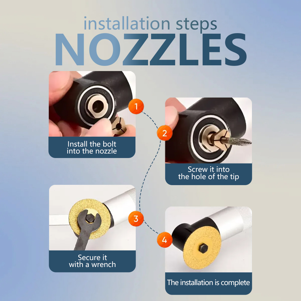 HILDA Ceramic Tile Beauty Sewing Tool 380W Electric Straight Grinder 6 Variable Speeds Cleaning Machine Grinder Sander Polisher