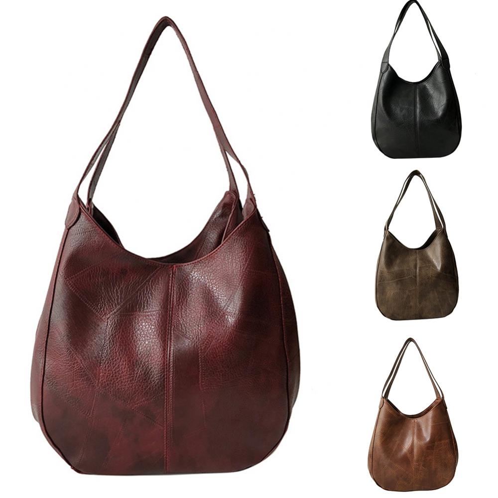 Bolsas femininas vintage luxo couro bolsa de ombro designers grande saco moderno marca moda feminina