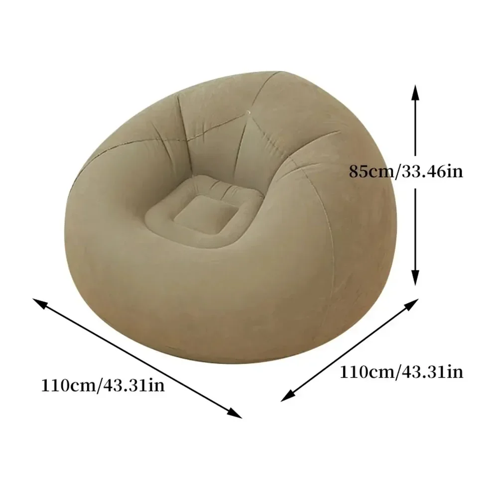 Grande Inflável PVC Sofá Preguiçoso e Cadeiras, Assento Espreguiçadeira, Puff Bag Pouf, Puff Couch, Tatami, Sala de estar, Oferta Presente