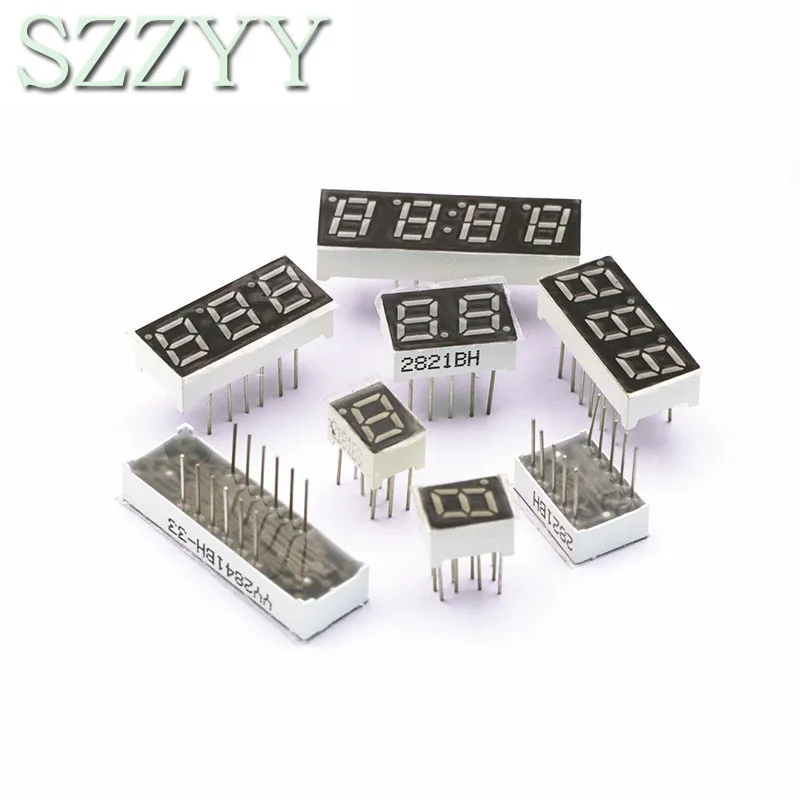 0,28 inch digitale buis LED-display 1Bit 2Bit 3Bit 4Bit Display Gemeenschappelijke anode / kathode 0,28 "7 segment led-displaybord