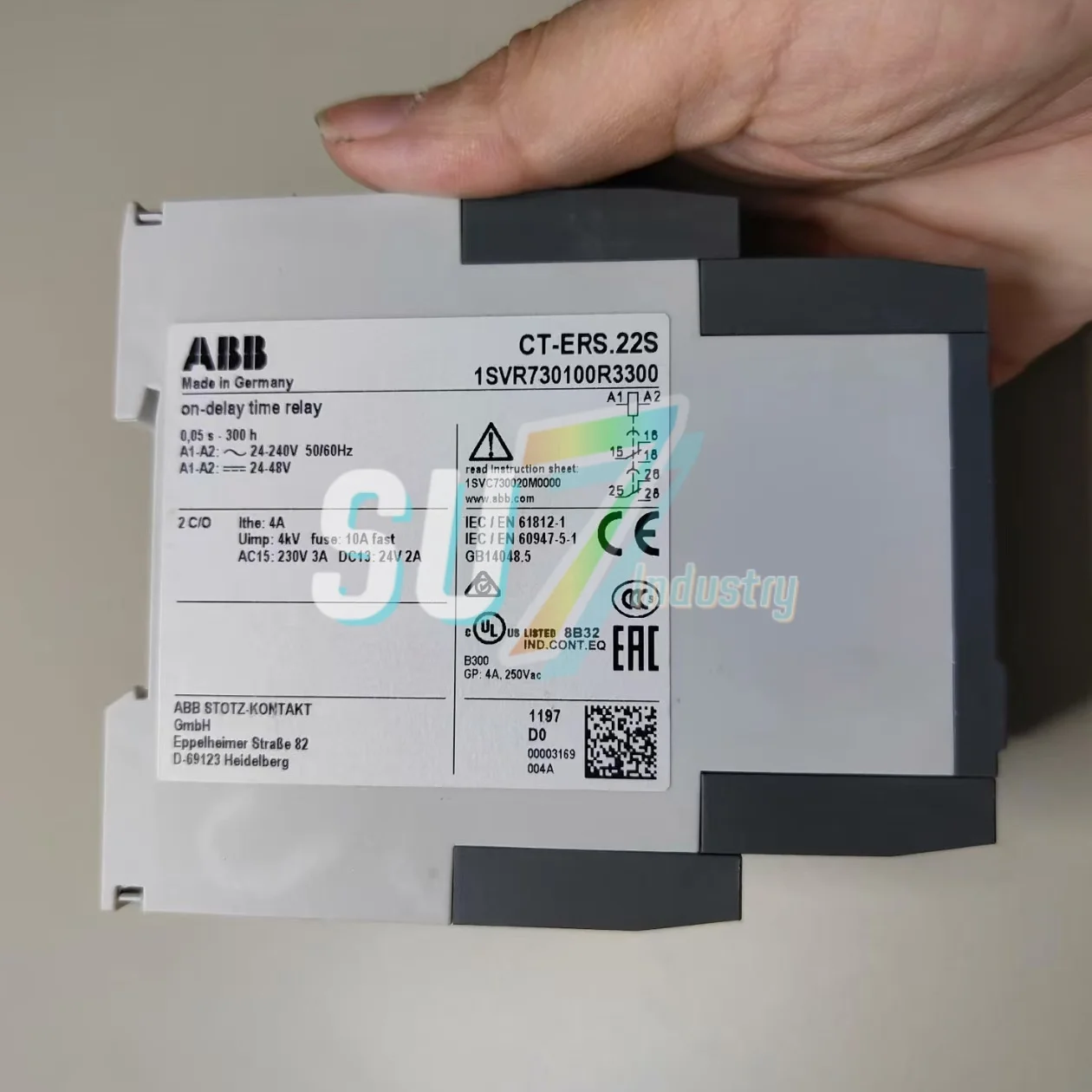 1SVR730100R3300    time relay    new in stock