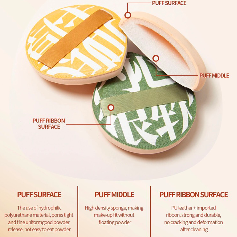 Grande soffio per trucco Waterdrop, spugna morbida di zucchero filato, per fondotinta e correttore, uso bagnato e asciutto, lunga durata, unisex, sicuro per la pelle