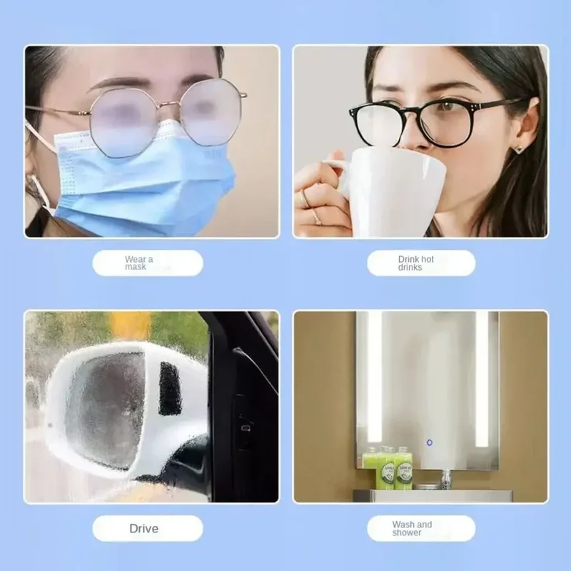 100 pieces glasses  wipes Anti-fog screen cleaning cloth accessories alcohol wipe pad   lens cleaning wipes microfiber tools