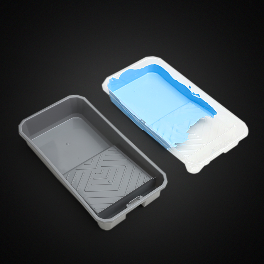 10 almofadas de tinta descartáveis de 4", material PET, uso com bandeja de óleo de 4", conveniente ecológica e econômica