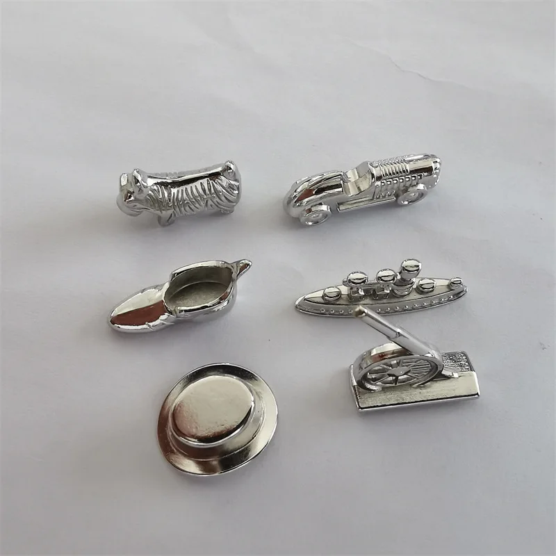 6 Pcs/Set Alloy Chess Pieces Board Games Accessories Game Pieces  Game Chess  Character Chess Pieces Family Game