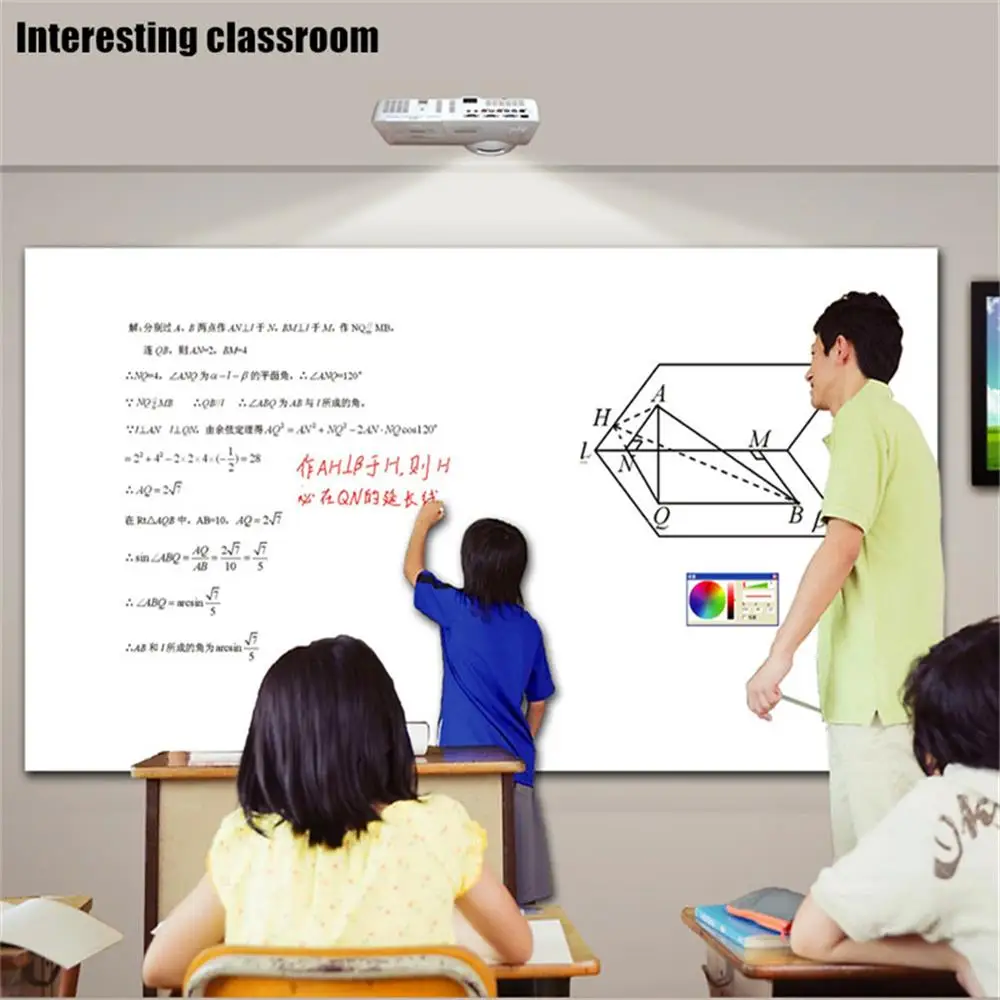 Cool Electronic Multi ปากกา Writing Digital ห้องเรียนเสมือนจริง Interactive Whiteboard สมาร์ทสำหรับนิทรรศการการศึกษาสัมมนา