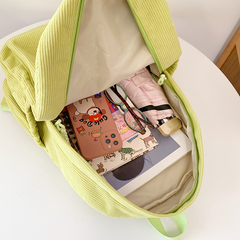 여성 Schoolbag 방수 대용량 학교 배낭 부드러운 지퍼 솔리드 컬러 십대 소녀 캐주얼 데이 팟 가방 학생 공급