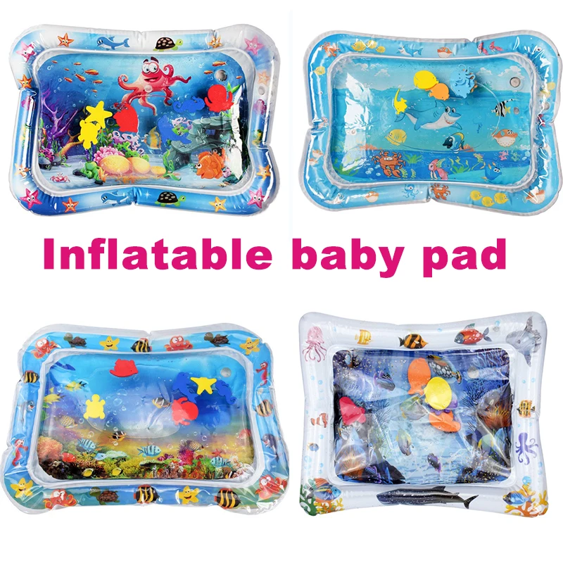 Summer Inflatable Water Mat For Babies Safety Cushion Mat Creative kids Ice Pad Early Education Baby Water Play Essential Toy