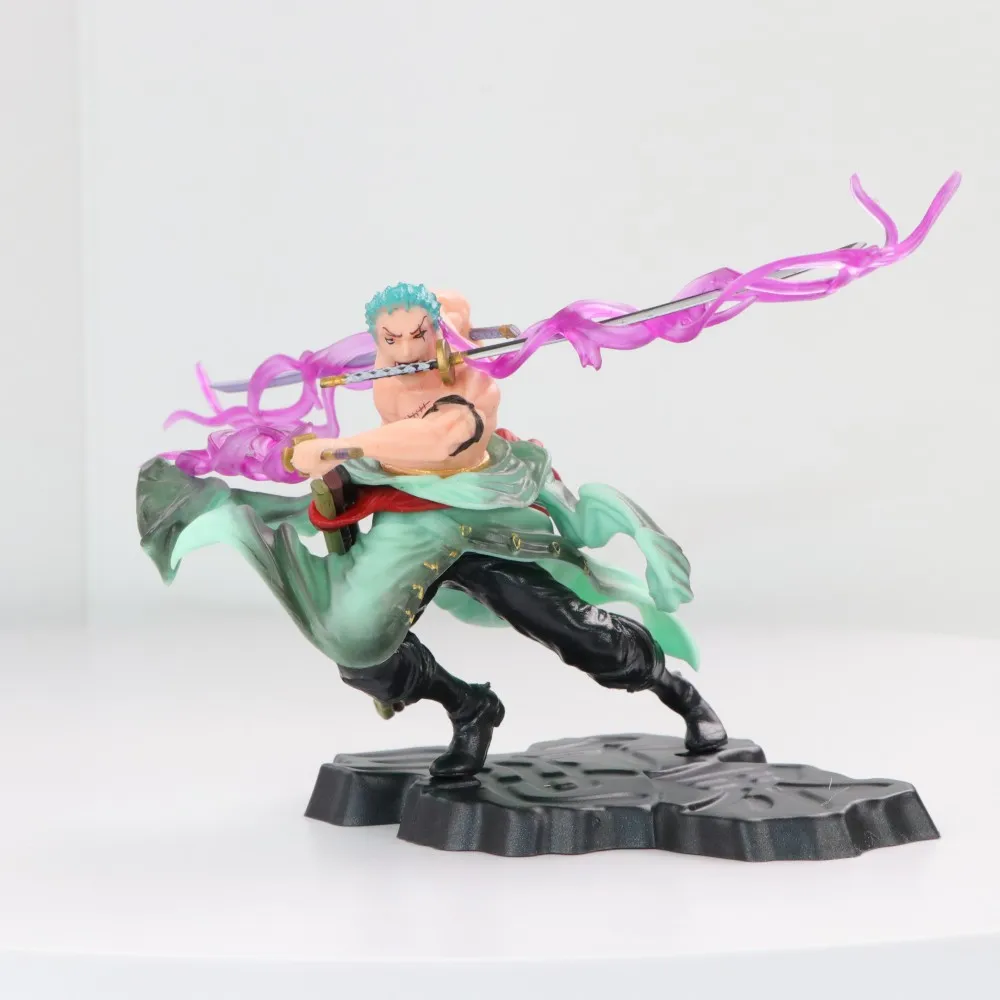 10cm figura de anime de uma peça gk roronoa zoro três lâminas sa-máximo mangá anime estátua figura de ação coleção modelo brinquedo infantil