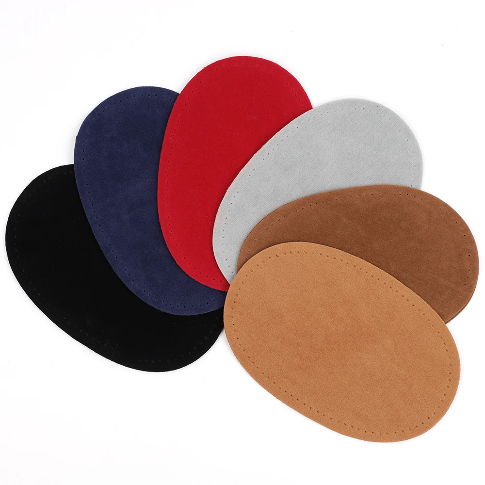 Coderas de piel de ante para hombre y mujer, 2 piezas, lichi pequeño, múltiples opciones de Color, accesorios hechos a mano