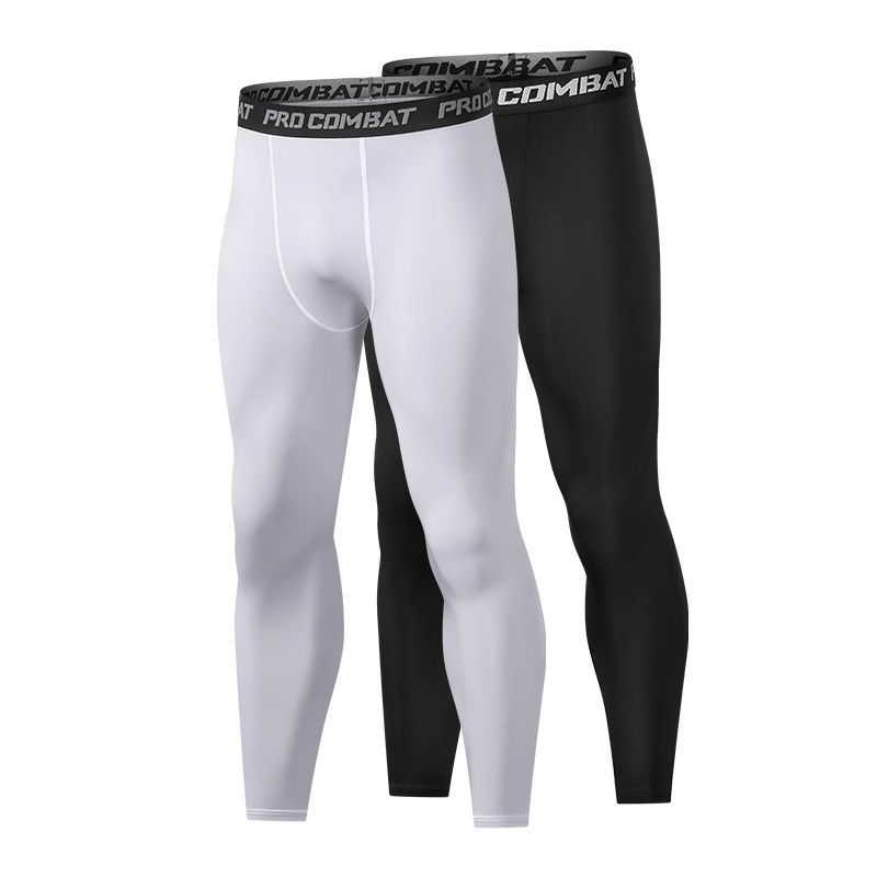 Pantalones de compresión para hombre, mallas frescas y secas, capa base deportiva, mallas para correr, pantalones cortos activos de entrenamiento atlético
