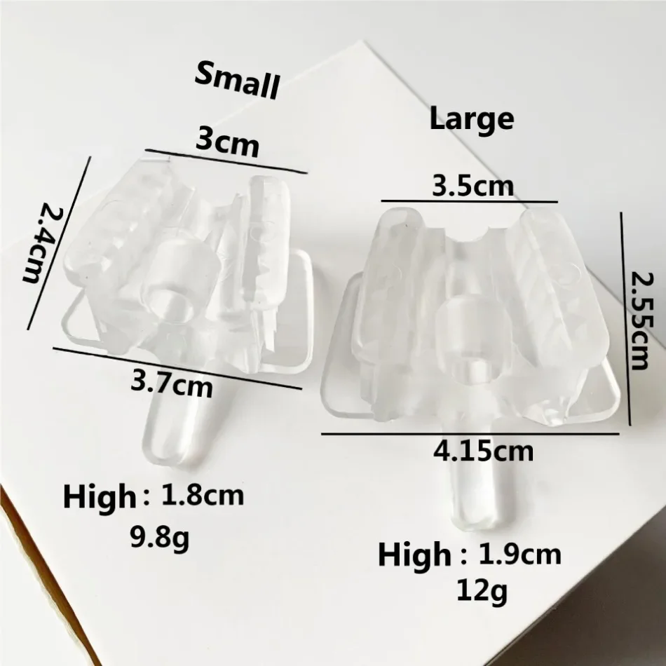 Soporte bucal de silicona Dental de 5 piezas, eyector de Saliva, punta de succión, almohadilla oclusal, abridor de boca, Retractor, Material de higiene bucal