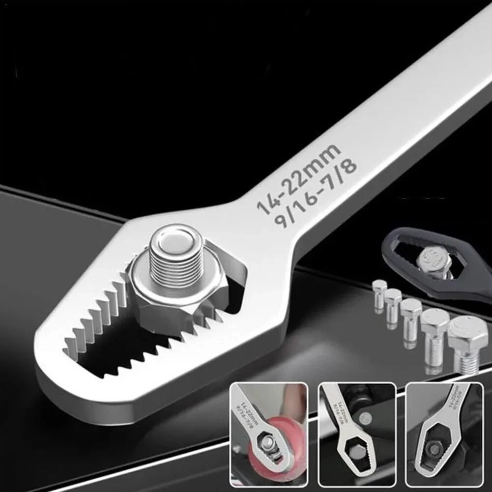 8-24mm Universal Torx Wrench Self-tightening Adjustable Glasses Wrench Board Double-head Torx Spanner Hand Tools for Factory