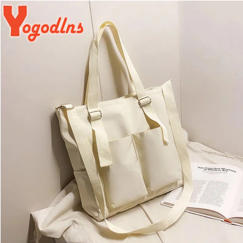 Casual Waterdichte Oxford Schoudertas Meisjes Waterdichte Emmer Tas Grote Capaciteit Vrouwen Draagtas Reizen Grote Handtas Zak