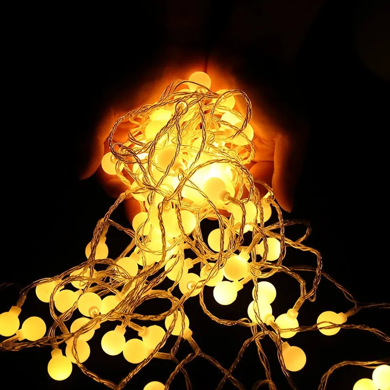 Led Ball Lichtslingers USB/Batterij-aangedreven Lichtslingers Outdoor Globe Fairy Light voor Bruiloft Halloween Tuin Kerst Decor