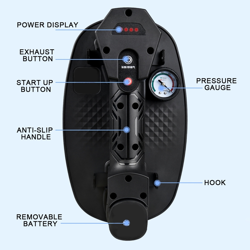 220kg 부하 전기 진공 흡입 컵 헤비 리프터 디스플레이 화강암 유리 타일 빨판 공기 펌프 리프팅 도구 (배터리 충전기 포함)