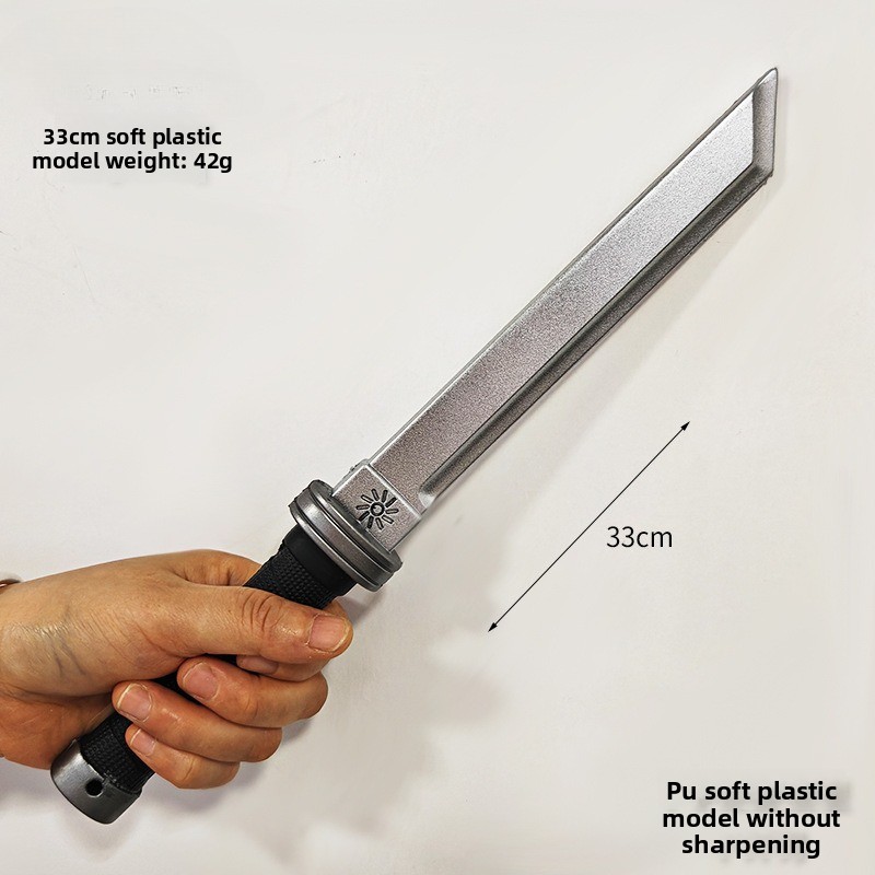 37cm/14.57in The Witcher 3 Katana Samurai Knife Sword PU Weapons Model Props Cosplay Game Peripherals Collectible Ornaments Toys