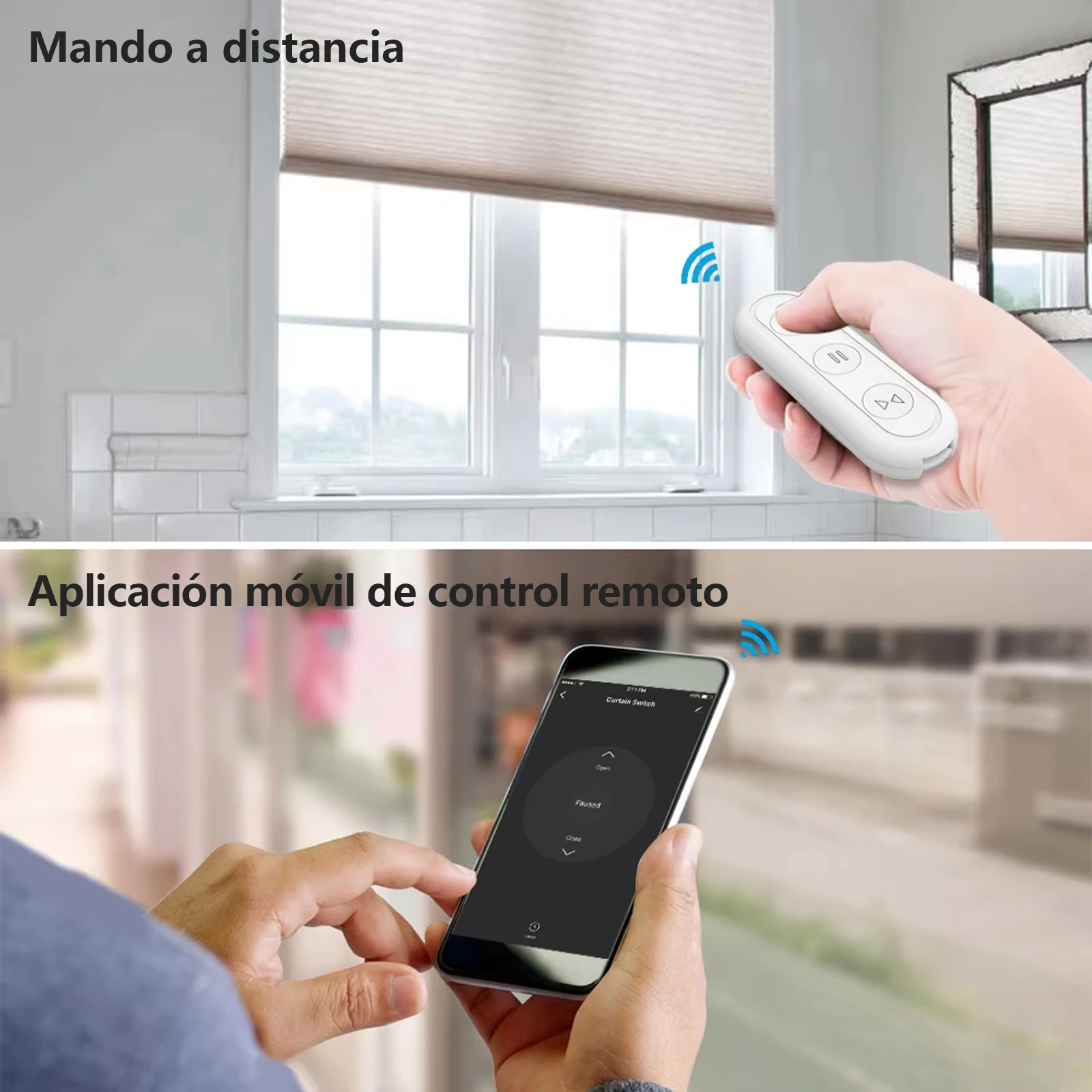 Módulo de interruptor de cortina Tuya Smart Life, persianas con Control remoto, persiana enrollable, aplicación RF + WIFI, temporizador, Google Home, Aelxa Echo, hogar inteligente