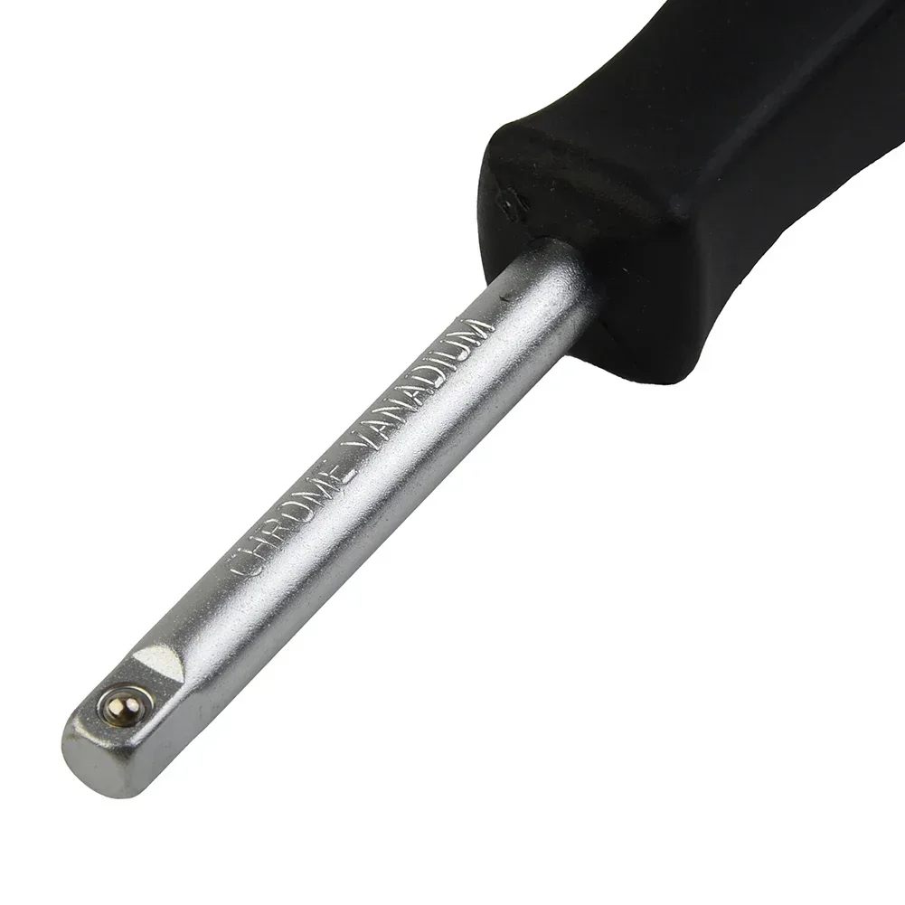 Llave inglesa de 150 MM, llave de tubo con mango de accionamiento cuadrado hembra de 1/4 pulgadas para llaves de trinquete voladoras pequeñas, conectores AD de varilla deslizante