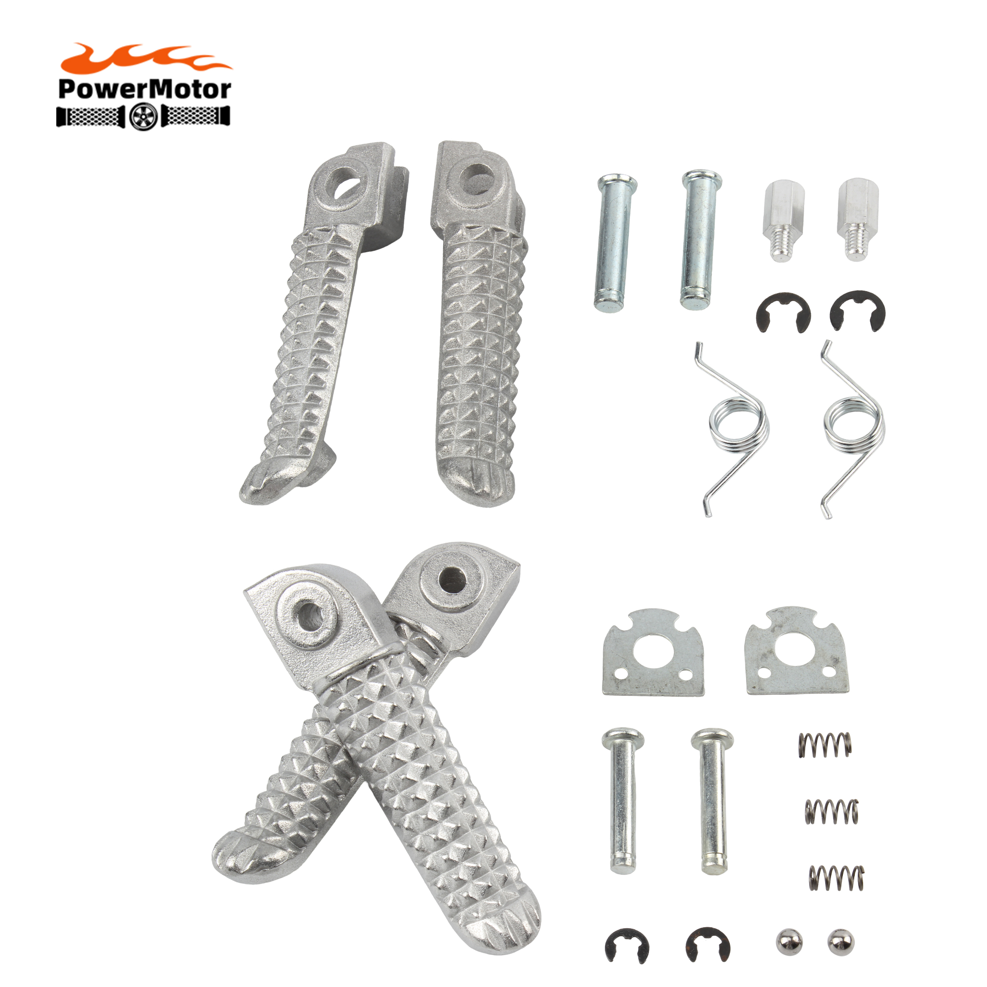 Motorrad Vorne Fußstütze Fuß Hinten Peg Aluminium Fußstützen Pedal für Yamaha YZF R1 R6 R125 R25 R3 MT125 MT03 MT09 MT10 MT07