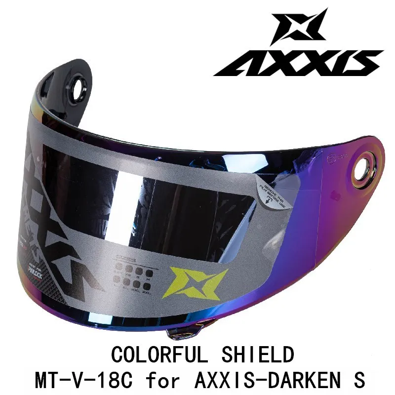 Moto ヘルメットバイザー DARKEN S AXXIS ヘルメットオリジナルアクセサリー MT-V-18C シールド