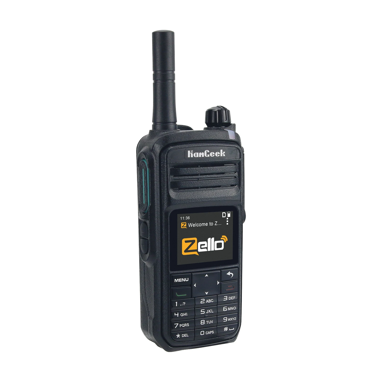 Hamgeek q168 4g poc radio 5000km gps walkie talkie wifi bluetooth handheld transceiver für zello
